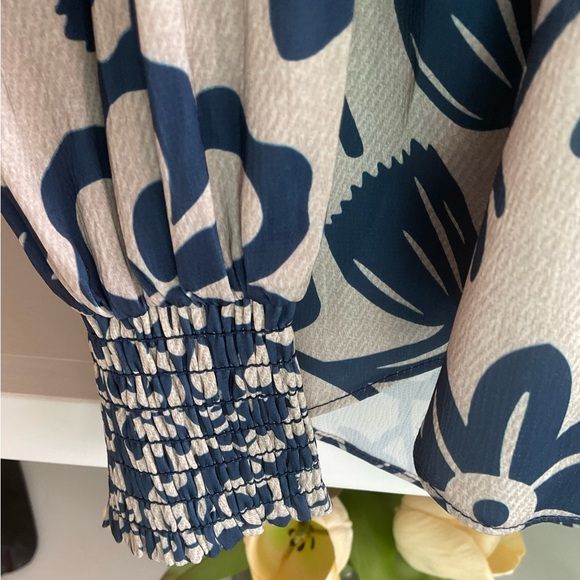 Current Air Los Angeles  + Anthropologie Floral Blouse Sz S NWT - Picture 5 of 10